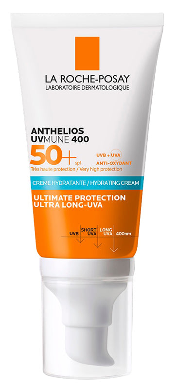 LA ROCHE POSAY - Anthelios uvmune crema hidratante spf50+ sin perfume 50 ml