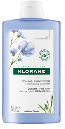 KLORANE - shampoo volume fine hair con lino 400 ml