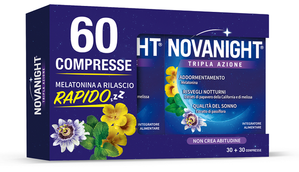 Novanight tripla azione sonno rigenerante 60 compresse