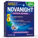 Novanight Tripla Azione Integratore a Rilascio Rapido - 30 Compresse