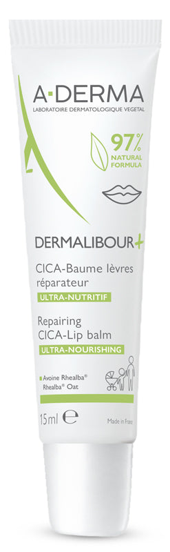 Dermalibour + cica lip balm 15 ml