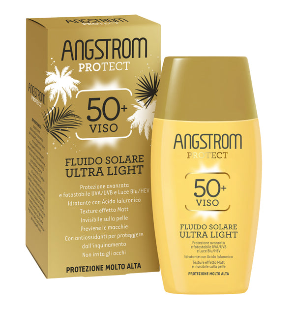 Angstrom fluido solare viso ultra light spf 50+ 40 ml