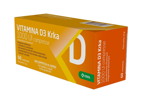 Vitamina D3 KRKA 1000 UI 60 comprimidos