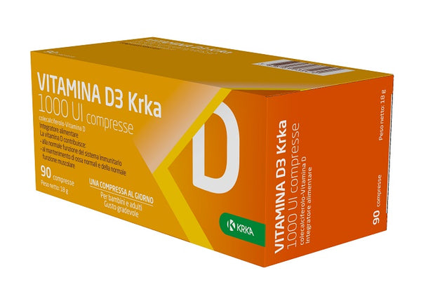 Vitamin D3 KRKA 1000 IU 90 tablets