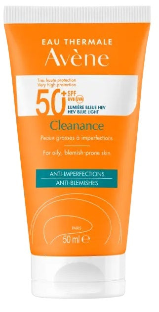 Avene sol cleanance spf50+ new formula 50 ml