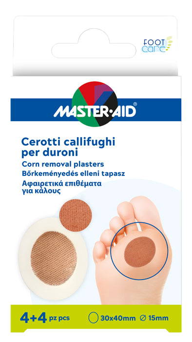 master-aid footcare yeso para callos 4+4 piezas b1