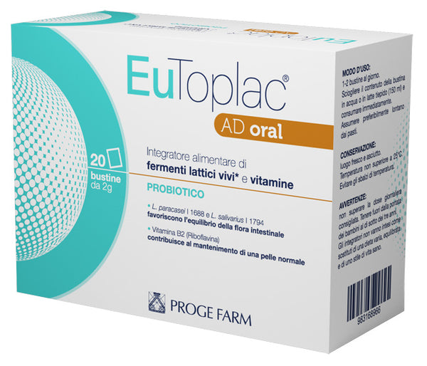 Eutoplac ad oral 20 bustine