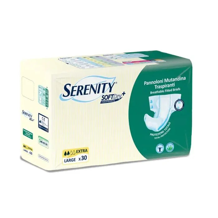 Serenity Soft Dry Sensitive pannolone mutandina extra taglia L - 30 pezzi