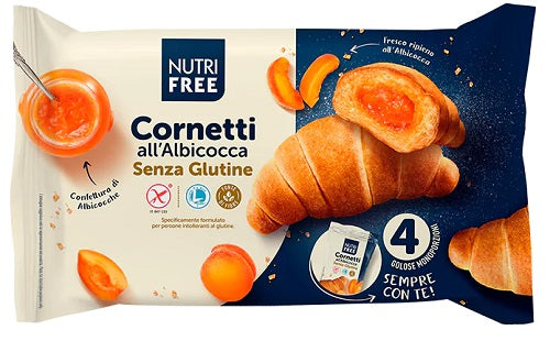 Nutrifree cornetti albicocca 4x60 g