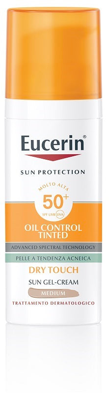 Eucerin sun oil control crema con color spf50+ 50 ml