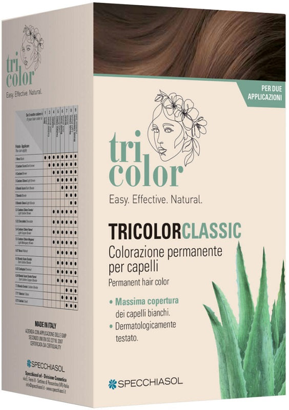 Tricolor classic 5.1 cold brown 2 tubes 50 ml + 2 shakers 50 ml + 4 sachets 8 ml