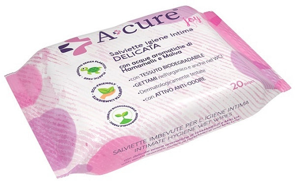 A+cure higiene íntima delicada 20 maxi toallitas de bolsillo