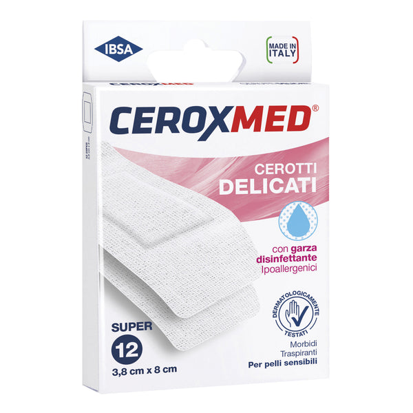 Cerotti ceroxmed delicati super 12 pezzi