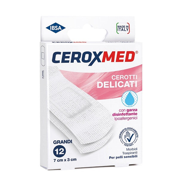 Cerotti delicati ceroxmed grandi 12 pezzi