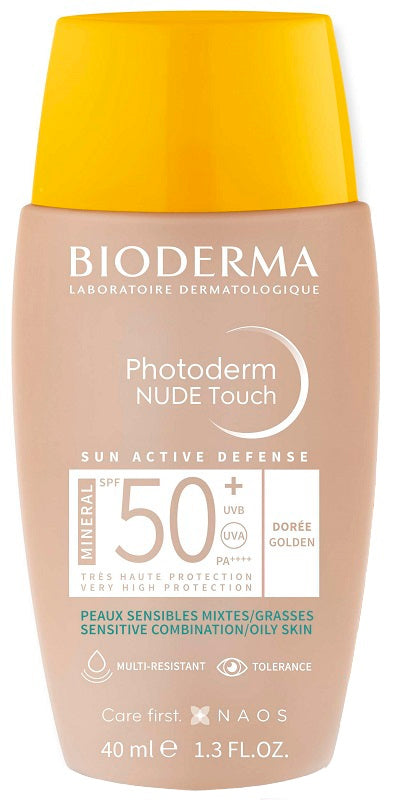 Photoderm nude touch doré' spf50+ 40 ml