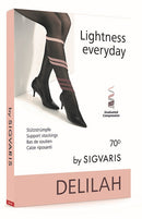 Sigvaris delilah 70 denari flat coscia bronzo 2