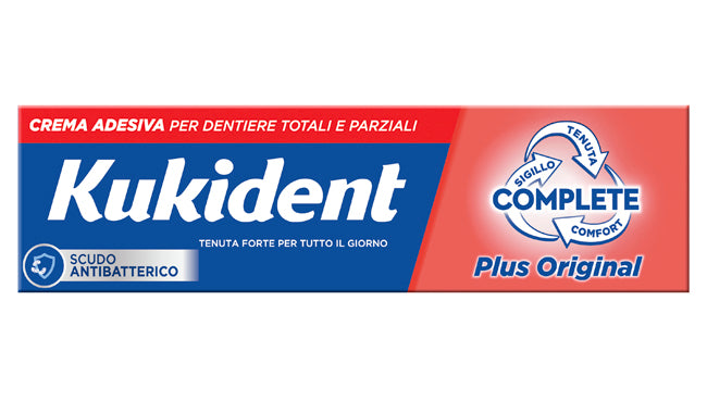 Kukident plus crema adhesiva para dentaduras postizas originales 40 g