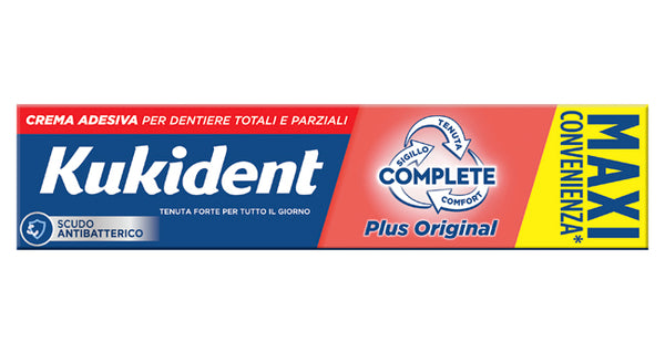 Kukident plus crema adhesiva para dentaduras postizas originales 65 g