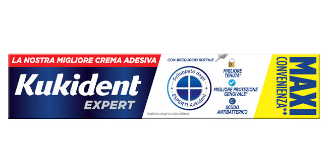 Kukident expert crema adhesiva para dentaduras postizas 57 g