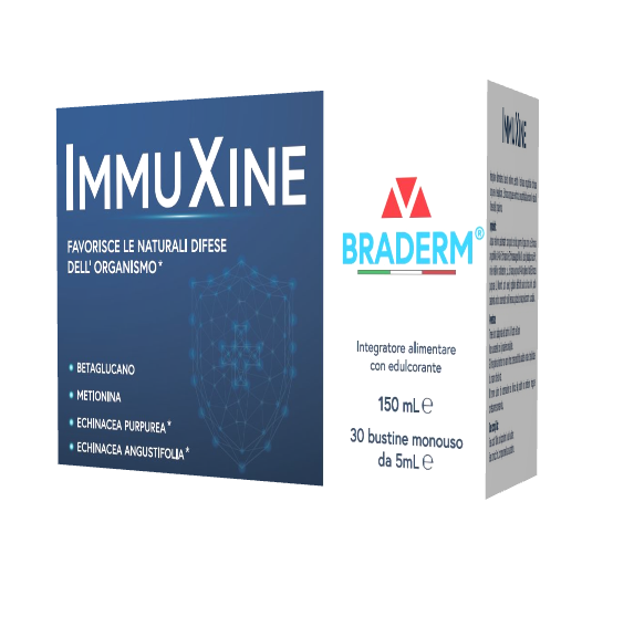 Immuxine 30 bustine da 5 ml braderm