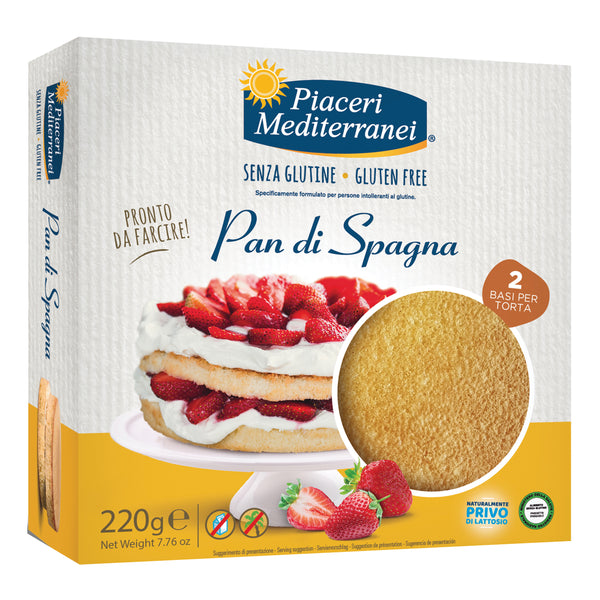 Piaceri mediterranei pan di spagna 200 g