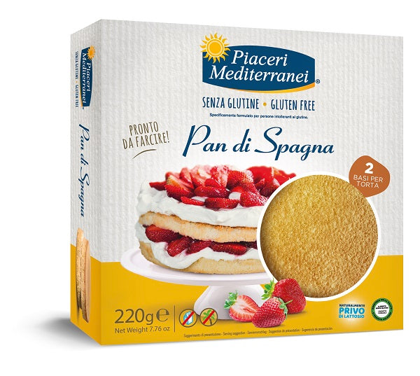 Piaceri mediterranei pan di spagna 200 g