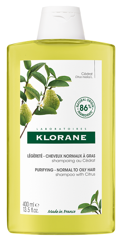 Klorane purifying shampoo with cedar 400 ml