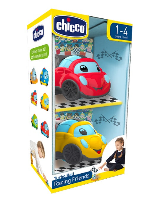 Chicco gioco turbo ball - racing friends