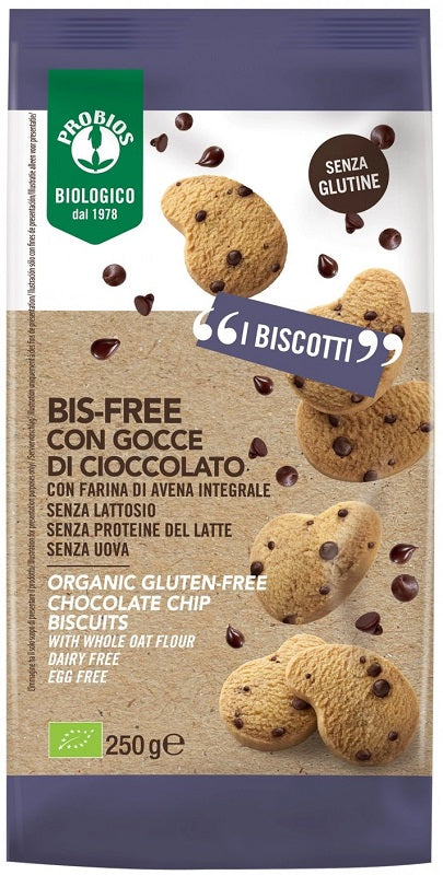 Probios bisfree galletas con chispas de chocolate 250 g