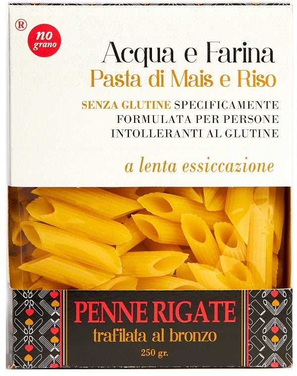 Nutri te' penne rigate acqua e farina mais e riso 250 g