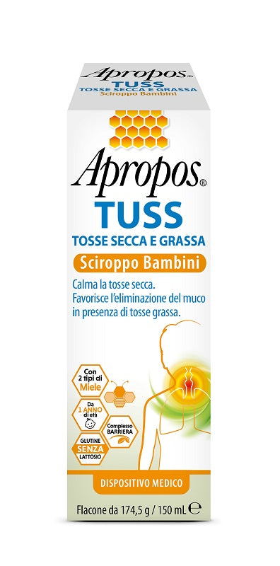 Apropos tuss sciroppo bambini 150 ml