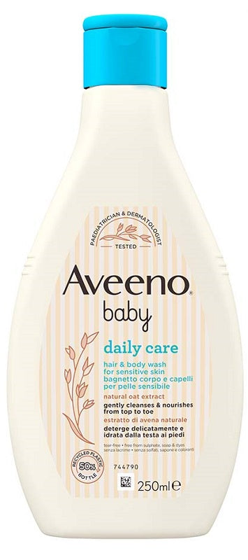 Aveeno bebe baño de cabeza y pies 250 ml