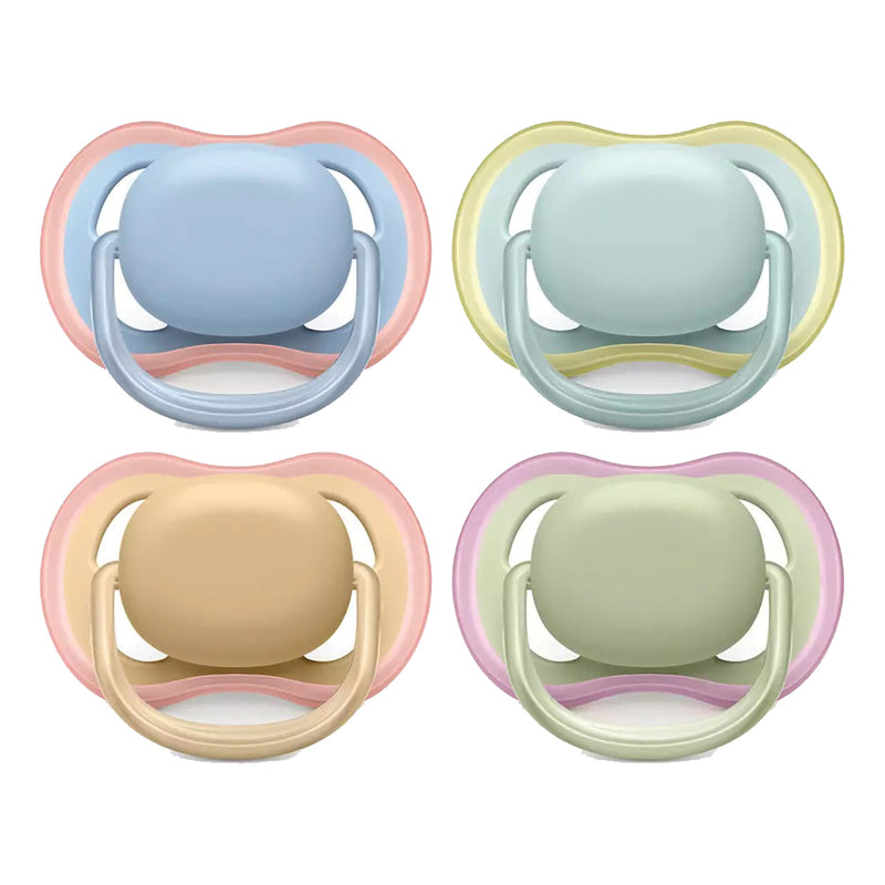 Avent ultra air pacifier 0-6m no deco mixed 2 pieces