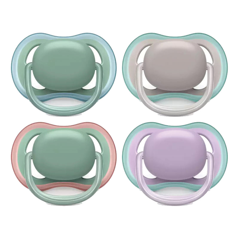 Avent ultra air pacifier 6-18m no deco mixed 2 pieces