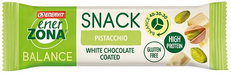 Enerzona pistachio snack white chocolate 27 g