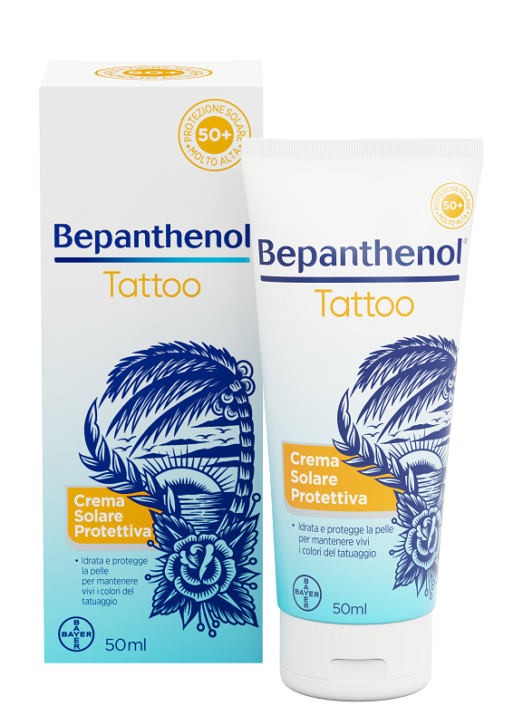 Bepanthenol tattoo sunscreen protective spf50+ 50 ml