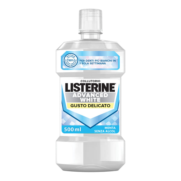 Listerine advanced white gusto delicato 500 ml