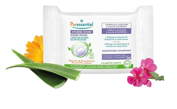 Puressentiel intimate wipes 25 pieces