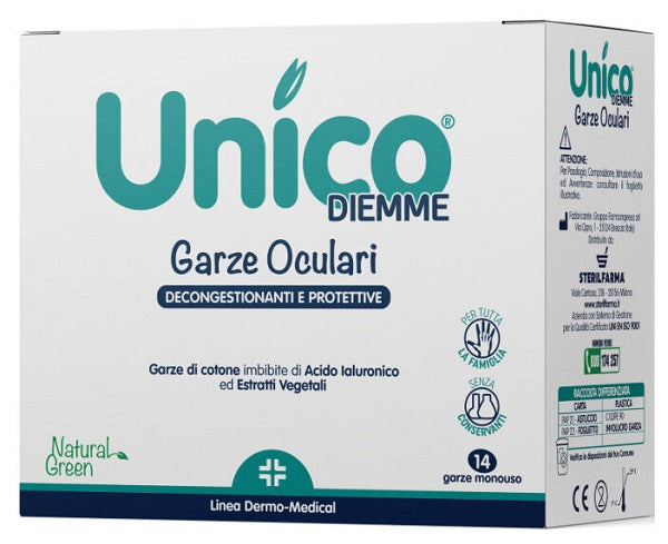 Unico garze oculari 14 pezzi