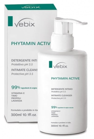 Vebix phytamin e detergente intimo protettivo ph 3,5 300 ml