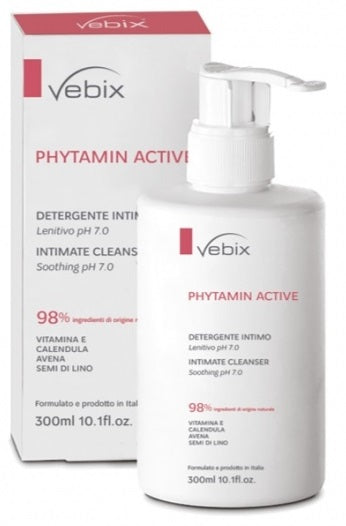 Vebix phytamin and soothing intimate cleanser ph 7.0 300 ml