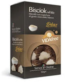 Bisciok white al cioccolato bianco vidafree biscotti senza glutine 150 g