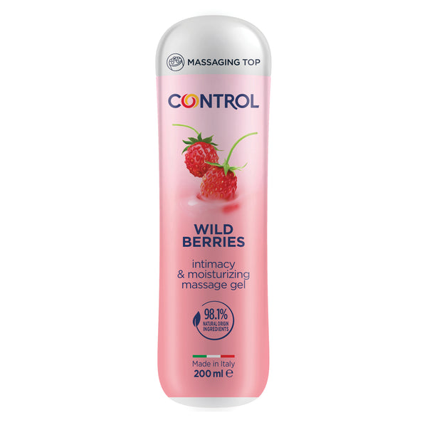 Control gel de masaje frutos del bosque 3 en 1 200 ml