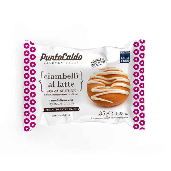 Ciambelli' latte ciambellina con copertura di cioccolato al latte 35 g