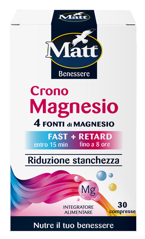 Matt crono magnesio 30 comprimidos