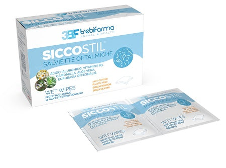 Siccostil ophthalmic wipes 14 wipes