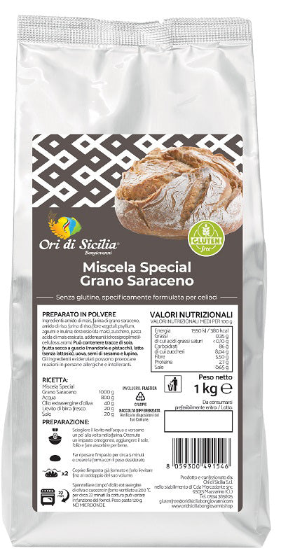 Ori di Sicilia mezcla especial trigo sarraceno 1 kg