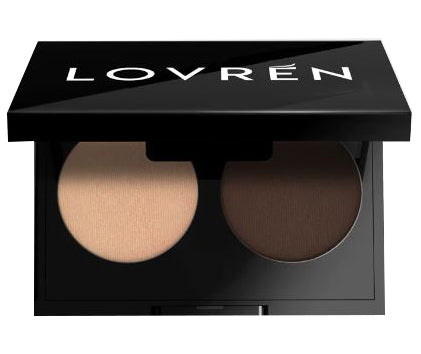 Lovren dúo de sombras de ojos marrón