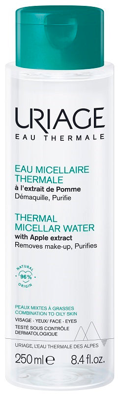 Uriage thermal micellar water for combination and oily skin 250 ml bottle