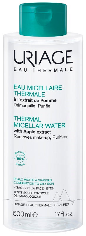 URIAGE - Eau micellaire thermale pelli miste grasse flacone 500 ml